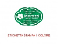 Etichette adesive per fioristi, fiorai e vivaisti (mm 33x21)  (cod.32G)